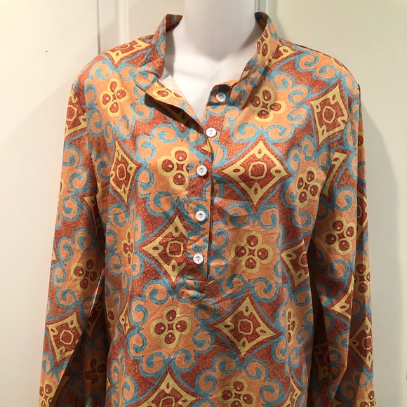 NWOT paisley satin feel size XL - Picture 1 of 7